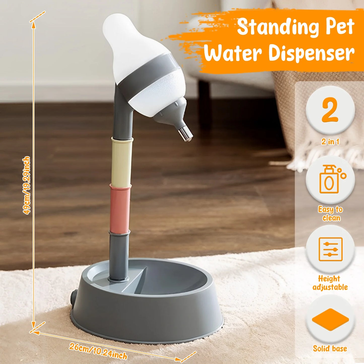Standing Pet Water Dispenser