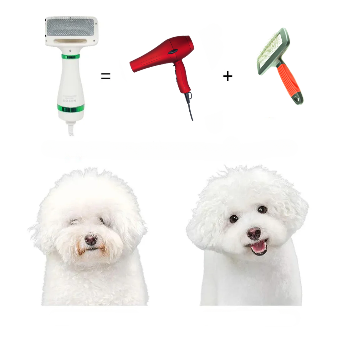 3-in-1 Pet Grooming Brush & Dryer