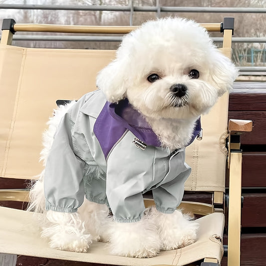 Waterproof Pet Raincoat with Hood