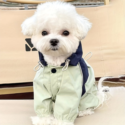 Waterproof Pet Raincoat with Hood