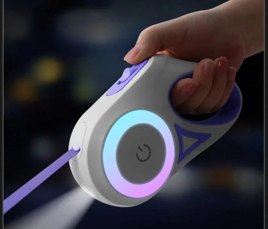 Retractable Dog Leash with LED