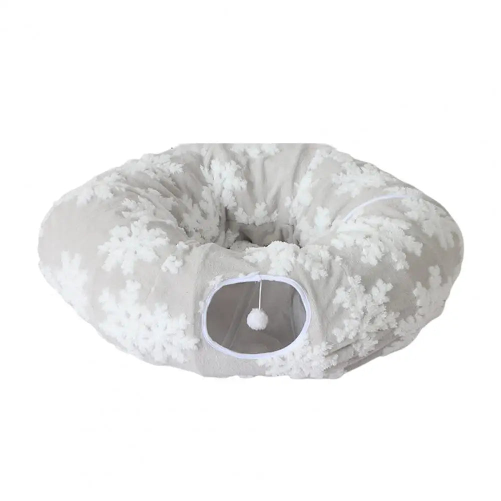 Plush 2-in-1 Cat Tunnel Bed