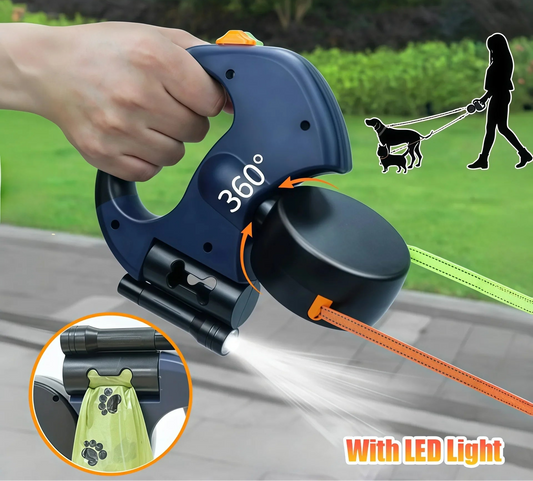 Dual Walk Retractable Leash