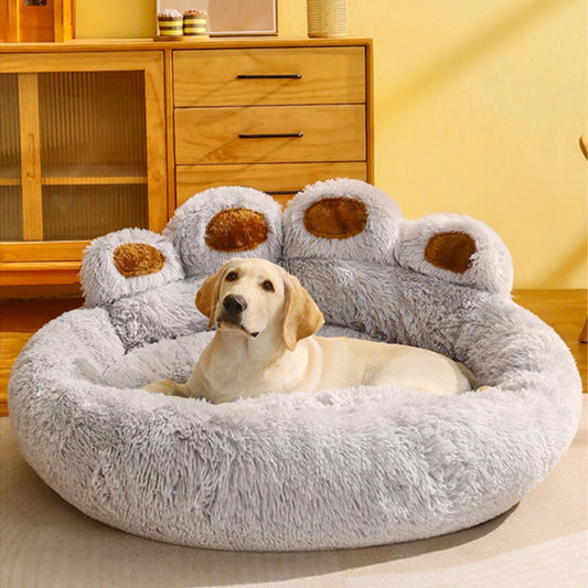 Cama para perros de felpa y transpirable 