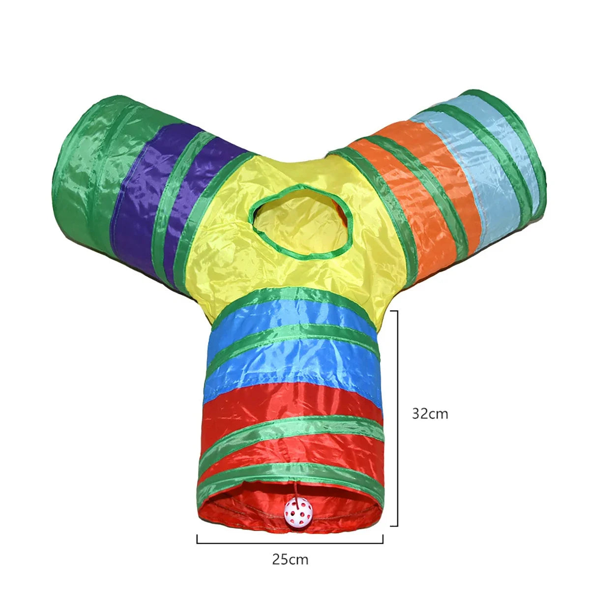 Regenbogen-Katzentunnel