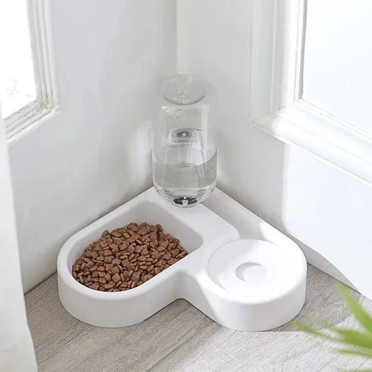 Automatischer Trinknapf für Haustiere, feuchtigkeitsbeständig, Katzennapf, Hundebecken, multifunktional, zum Trinken und Füttern, doppelt verwendbar