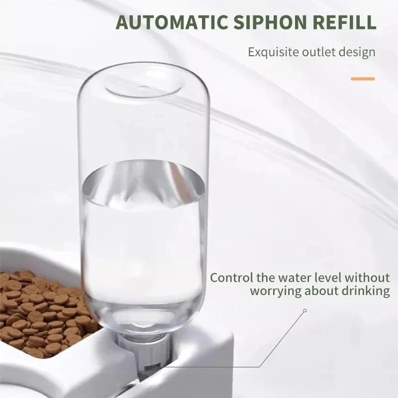 Automatischer Trinknapf für Haustiere, feuchtigkeitsbeständig, Katzennapf, Hundebecken, multifunktional, zum Trinken und Füttern, doppelt verwendbar