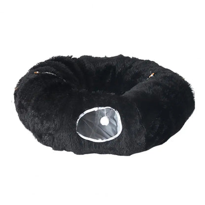 Plush 2-in-1 Cat Tunnel Bed