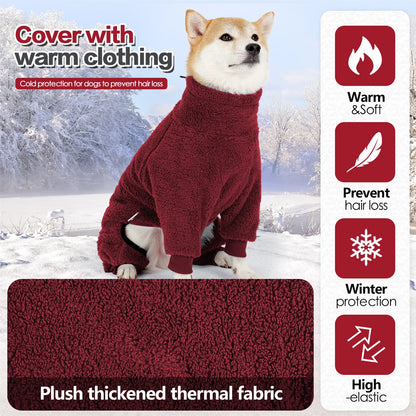 Fleece Coat for Small and Large Dogs
