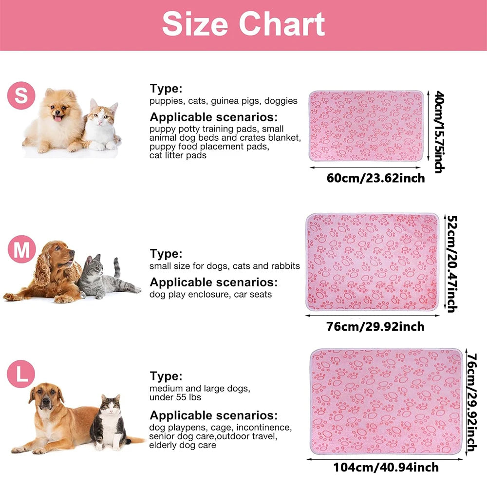 Ultra-Soft Coral Fleece Pet Blanket