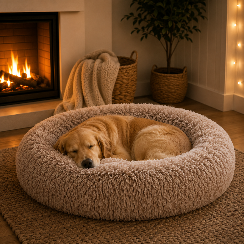 Pettedy Cozy Plush Pet Bed
